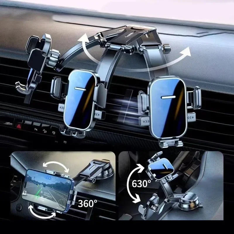 Car Phone Holder Dashboard Mount Stand Suction Cup Smartphone Mobile Cell Support in Car Bracket Accessories
