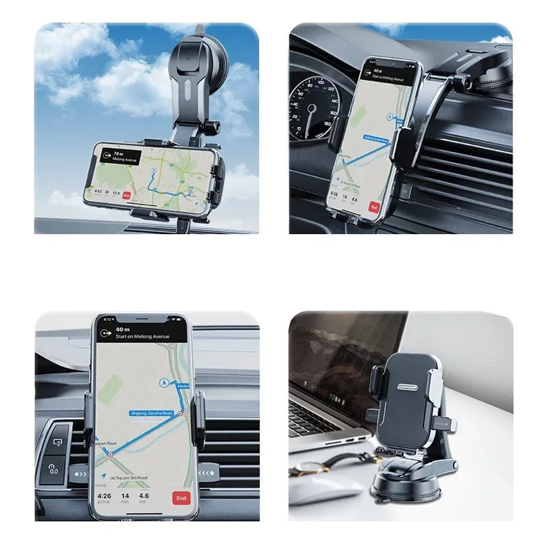Car Phone Holder Dashboard Mount Stand Suction Cup Smartphone Mobile Cell Support in Car Bracket Accessories